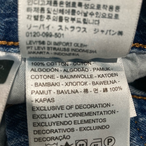 Levi’s Women’s 501 Cutoff Denim Jean Shorts size 26. - Picture 6 of 7